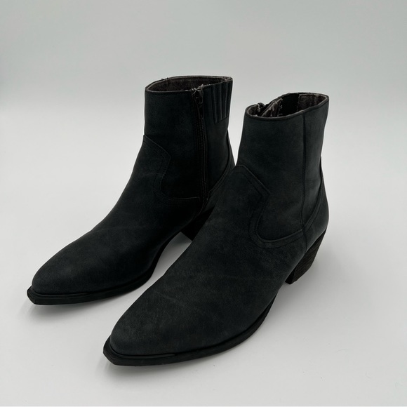 BAND OF GYPSIES Creed Western Zip Booties Black Size 8 - Picture 12 of 12